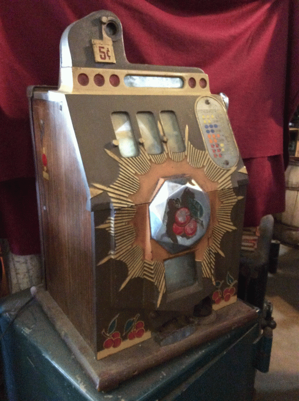 vintage pace nickel slot machine